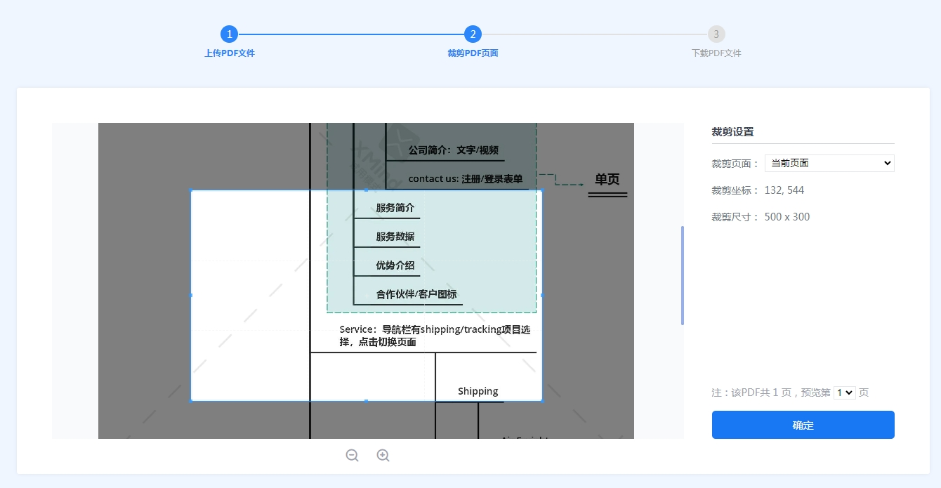免费在线裁剪PDF页面使用指南